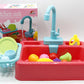 Kitchen & Sink Dishwasher Basin Vegetables Toy Set (6058)