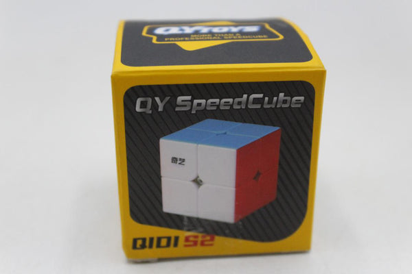 Square High Speed Sticker Less 2x2 Rubik Cube-Multi Color (EQY763)