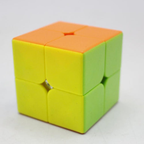 Load image into Gallery viewer, Square High Speed Sticker Less 2x2 Rubik Cube-Multi Color (EQY763)
