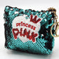 Princess Pink Sequin Pouch Keychain & Bag Hanging Green