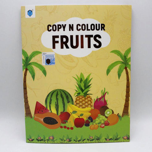 Load image into Gallery viewer, Copy N Colour Fruits Book
