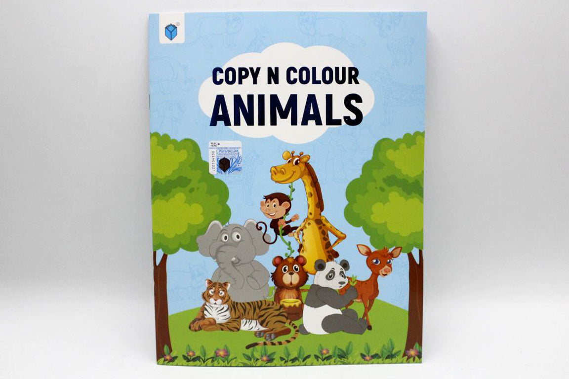 Copy N Colour Animals Book