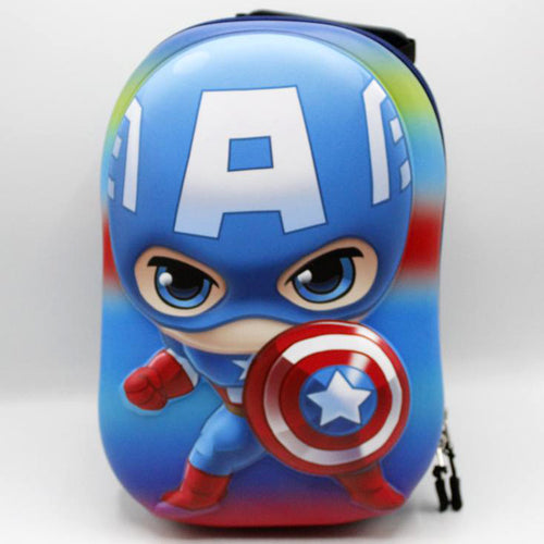 Load image into Gallery viewer, Captain America Backpack / Lunch Bag For Boys (KC5201)
