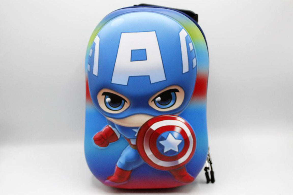 Captain America Backpack / Lunch Bag For Boys (KC5201)