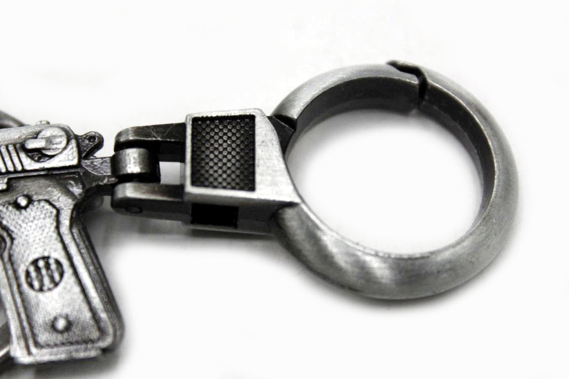 Miniature Gun Metallic Keychain & Bag Hanging (KC5207)