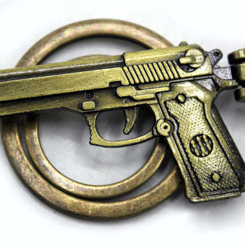 Load image into Gallery viewer, Miniature Gun Metallic Keychain &amp; Bag Hanging (KC5207)
