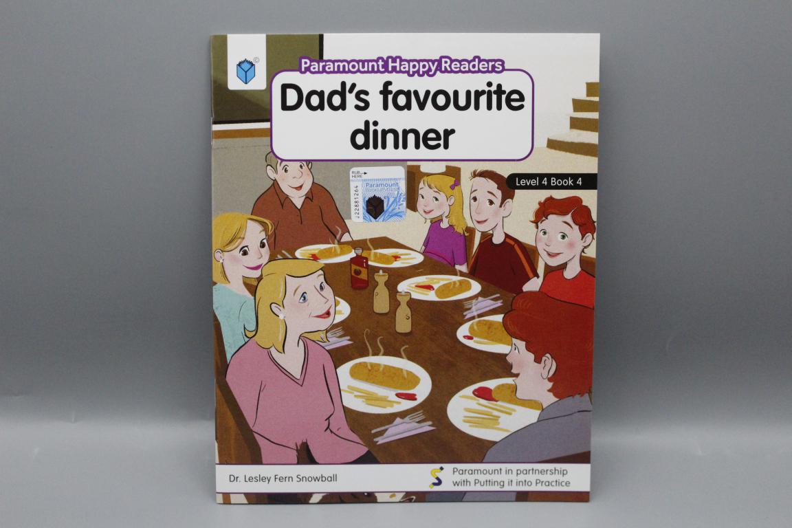 Dad's Favourite Dinner Happy Reader Level-4, Book-4