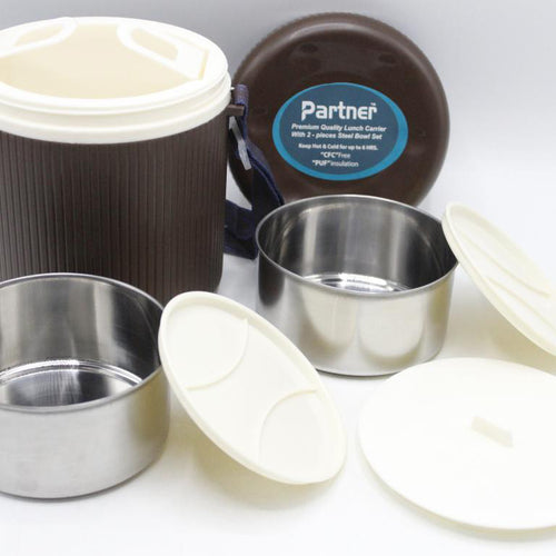 Load image into Gallery viewer, Partner Lunch Box / Carrier With Two Steel Bowl (KC5091)
