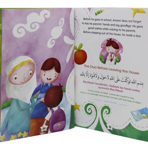 Load image into Gallery viewer, Duas And The Right Behaviors For Muslim Children Islamic Book
