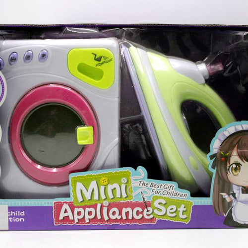 Load image into Gallery viewer, Mini Appliance Set Iron &amp; Washing Machine Toy Set (6999B)
