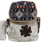 Flower Backpack Bag With Pouch (C-001)