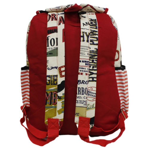 Load image into Gallery viewer, Bow &amp; Star Backpack Bag With Pouch (DHW-922-6)
