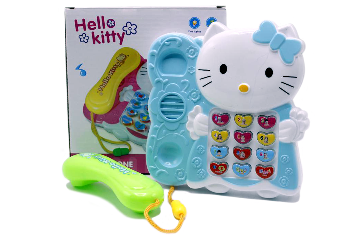 Hello Kitty Phone Battery Operated Toy (9908-1)