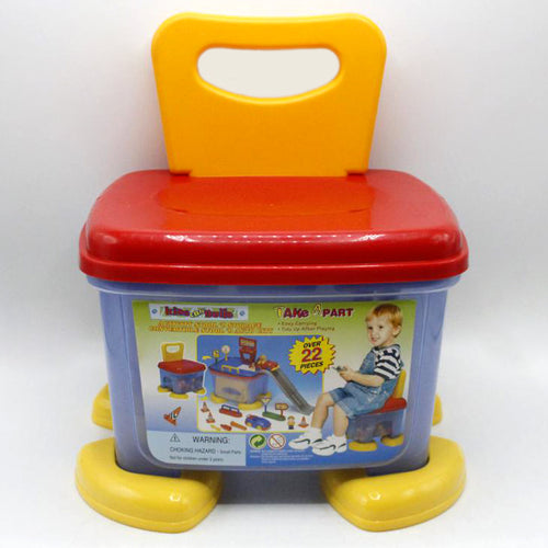 Load image into Gallery viewer, Kids Can Build Take Apart Activity Stool &#39;N Storage (16000)
