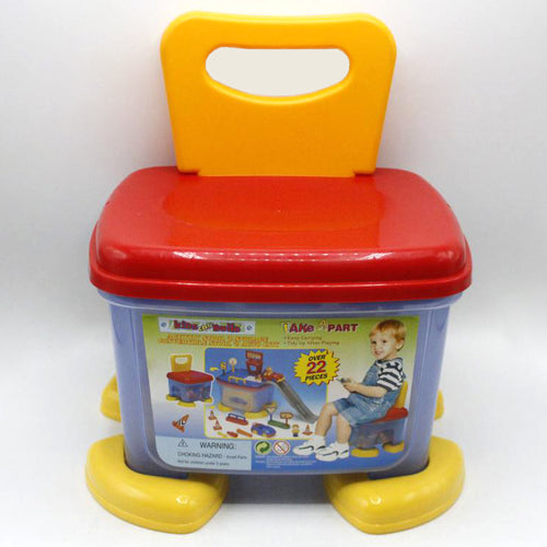 Load image into Gallery viewer, Kids Can Build Take Apart Activity Stool &#39;N Storage (16000)
