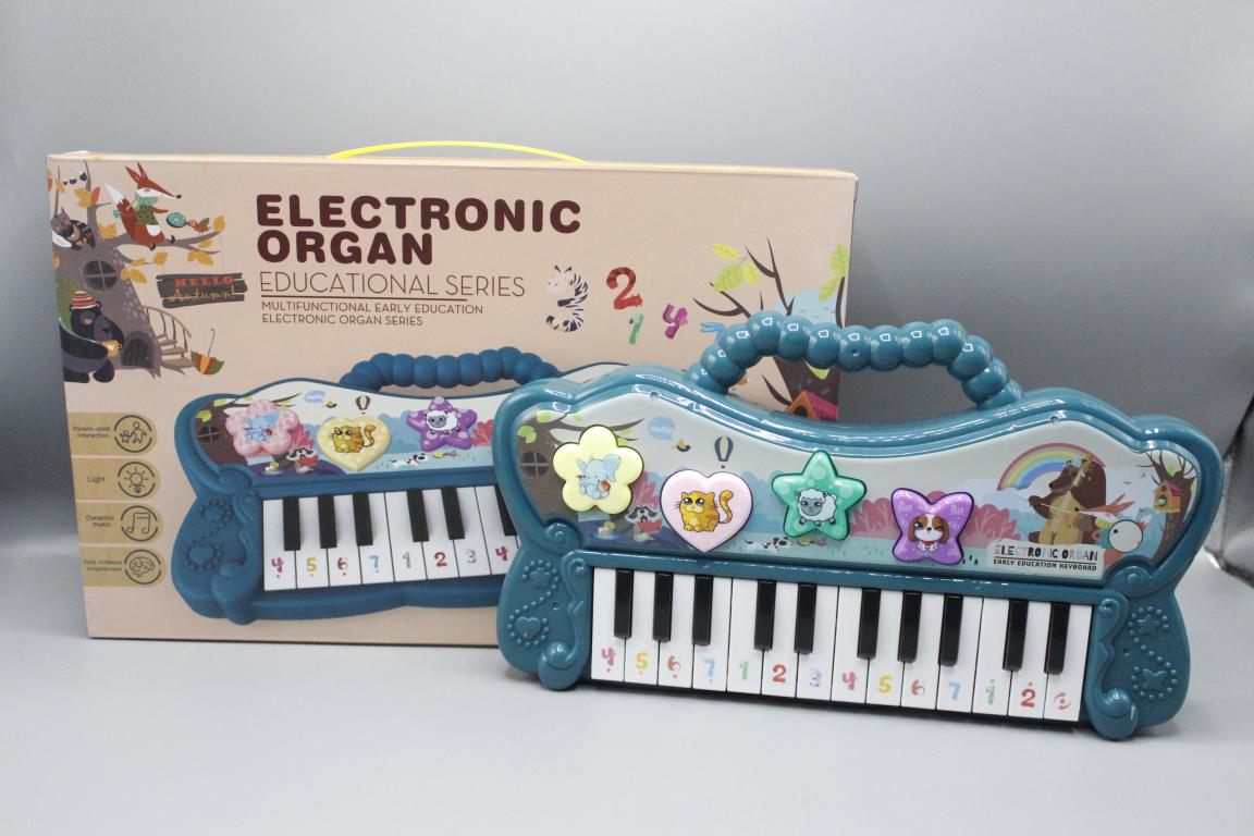 Handbag Shaped Electronic Organ Green (8832B)