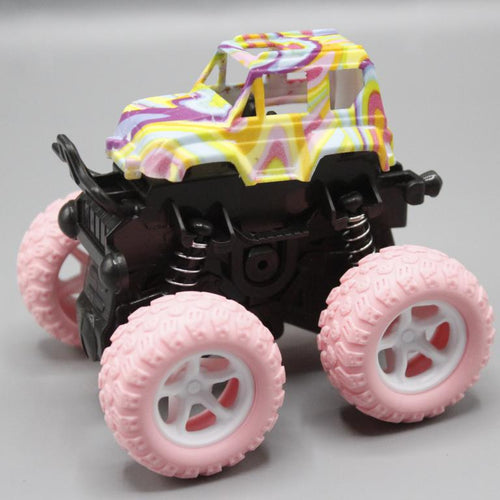 Load image into Gallery viewer, Friction Powered Multicolor Monster Truck with Rubber Wheels and Spring Shock Absorber Suspension System Toy for Kids (6969-44C)
