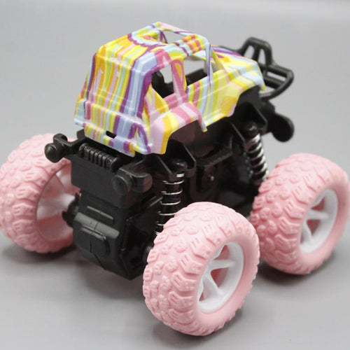 Load image into Gallery viewer, Friction Powered Multicolor Monster Truck with Rubber Wheels and Spring Shock Absorber Suspension System Toy for Kids (6969-44C)
