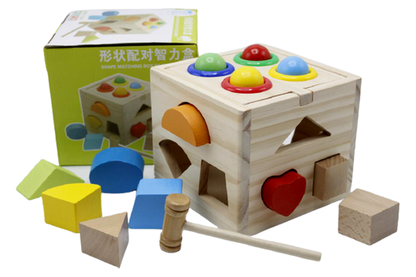 Wooden Shape Matching Box (KC2709)