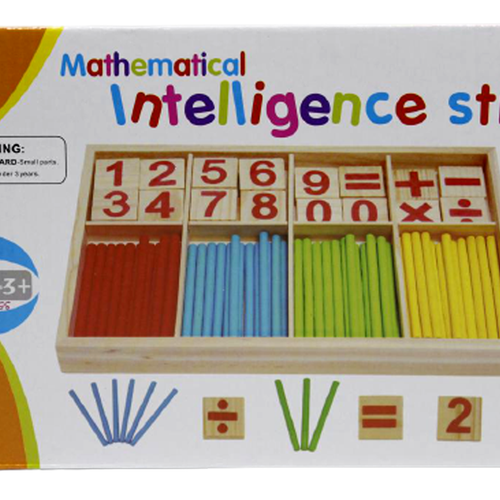 Load image into Gallery viewer, Wooden Mathematical Intelligence Stick - Unboxed (KC2703)
