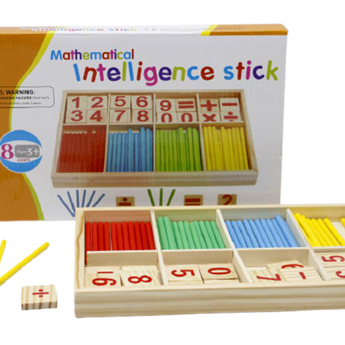 Load image into Gallery viewer, Wooden Mathematical Intelligence Stick - Unboxed (KC2703)
