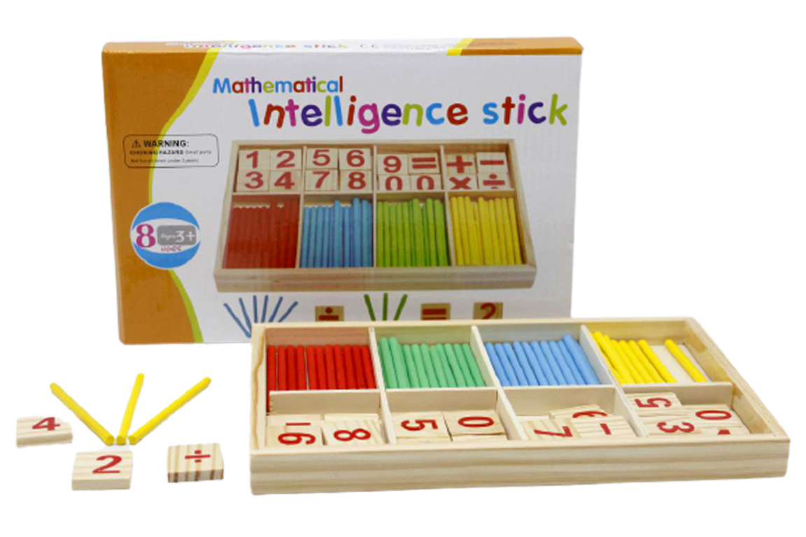 Wooden Mathematical Intelligence Stick - Unboxed (KC2703)