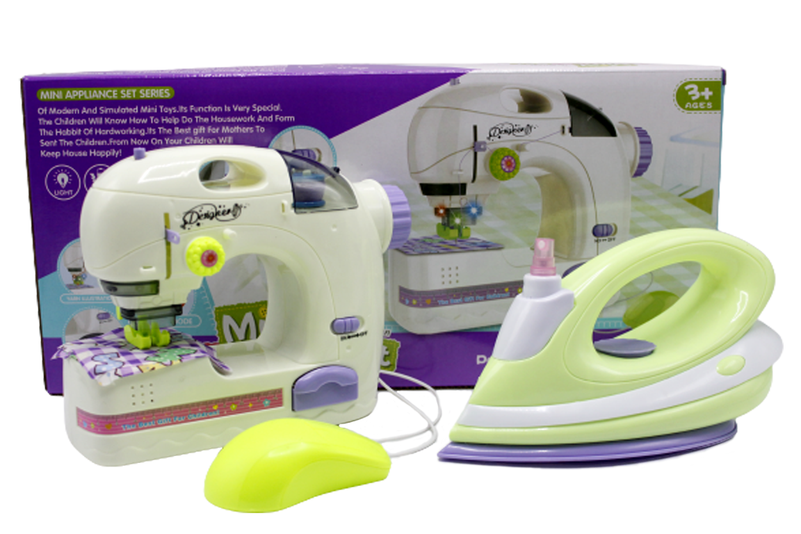 Sewing Machine And Iron Mini Appliance Set Toy (6700A)