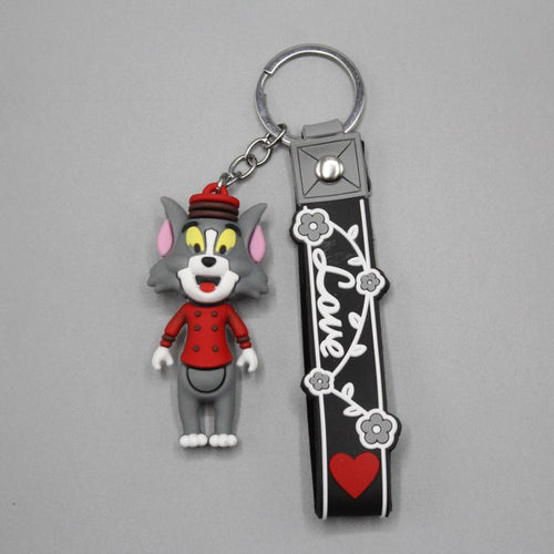 Load image into Gallery viewer, Tom PVC Keychain with Bracelet (KC5367C)
