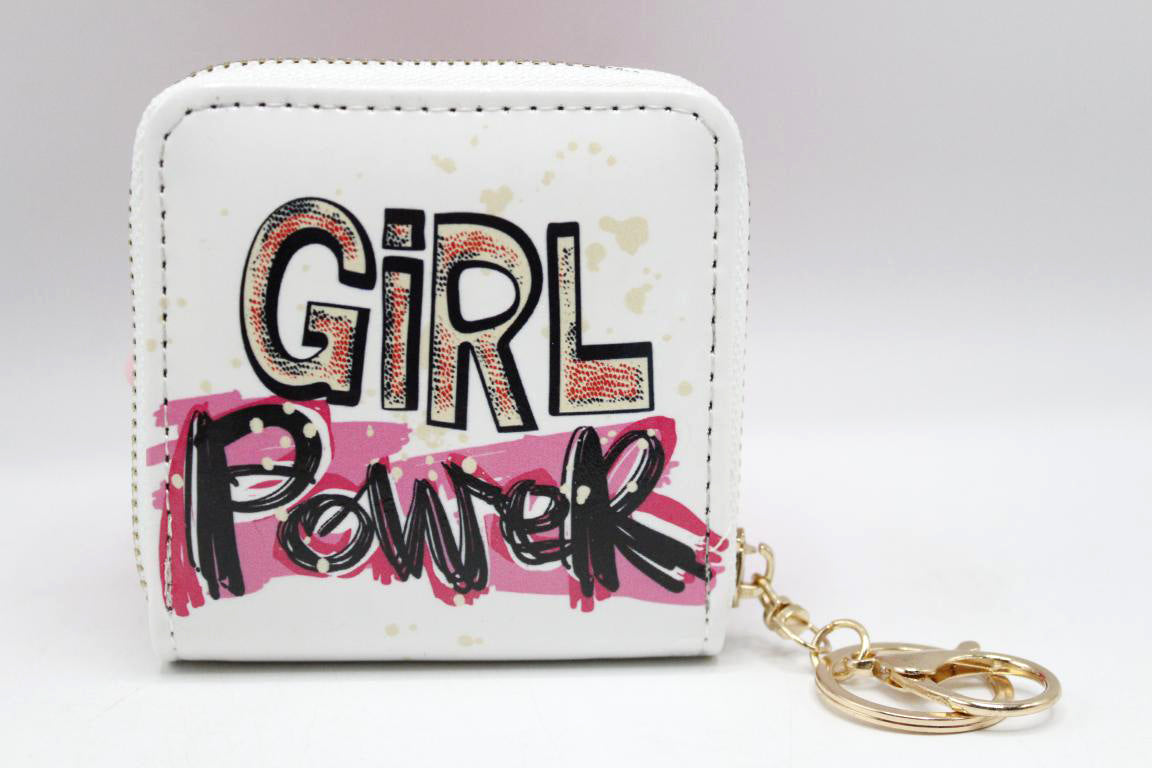 Girls Zipper Wallet / Purse (Keychain & Bag Hanging) KC5218
