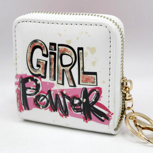 Load image into Gallery viewer, Girls Zipper Wallet / Purse (Keychain &amp; Bag Hanging) KC5218
