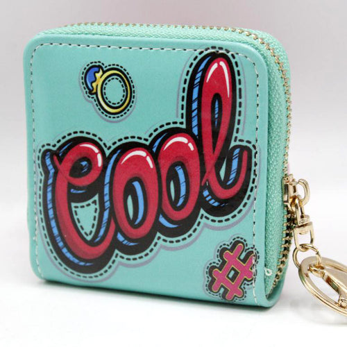 Load image into Gallery viewer, Girls Zipper Wallet / Purse (Keychain &amp; Bag Hanging) KC5218

