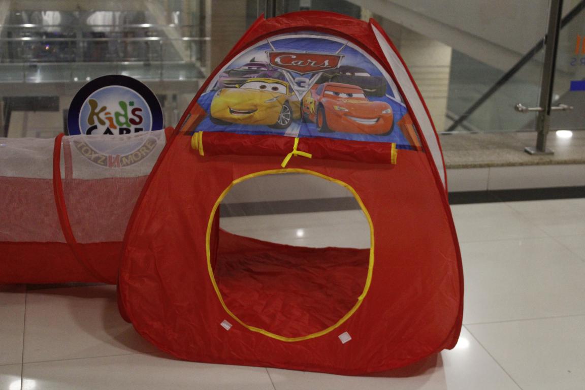 Mc Queen Cars Portable 3 in 1 Pop Up Tent House With Tunnel (345A-25)