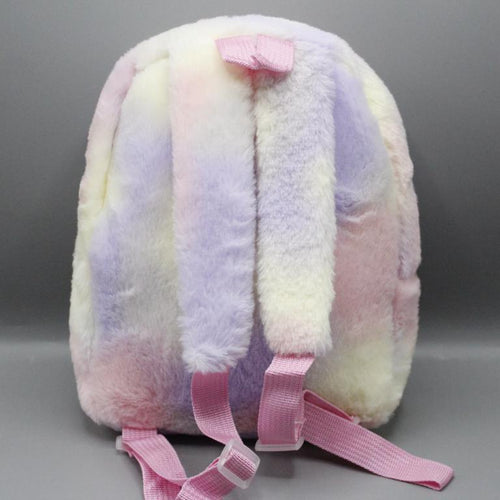 Load image into Gallery viewer, Unicorn Cute Embroidered Plush Backpack Bag (SS1025)
