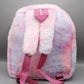 Unicorn Cute Embroidered Plush Backpack Bag Pink (SS1084)
