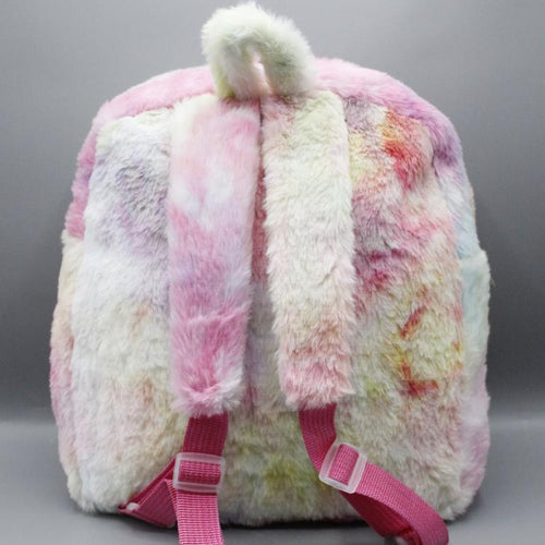 Load image into Gallery viewer, Unicorn Cute Embroidered Plush Backpack Bag Multicolor (SS1084)

