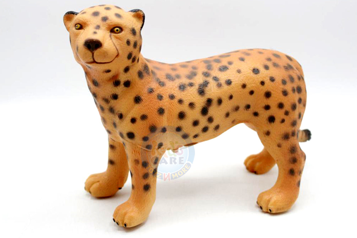 Cheetah Rubber Toy With Sound (G9899-557A)