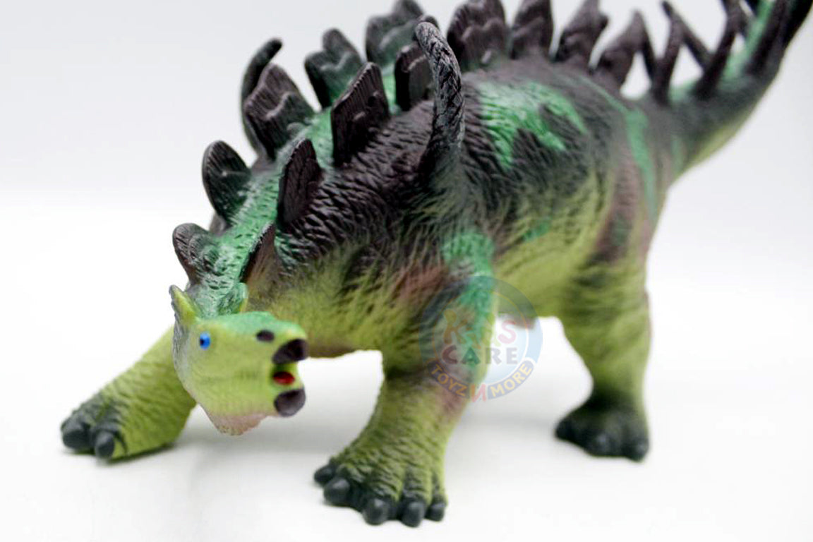 Stegosaurus Dinosaur Rubber Toy With Sound (G9899-502A)