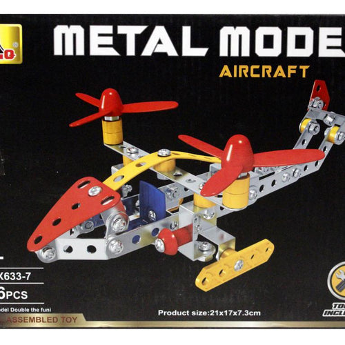 Load image into Gallery viewer, Air Craft Metal Model Meccano Set (X633-7)
