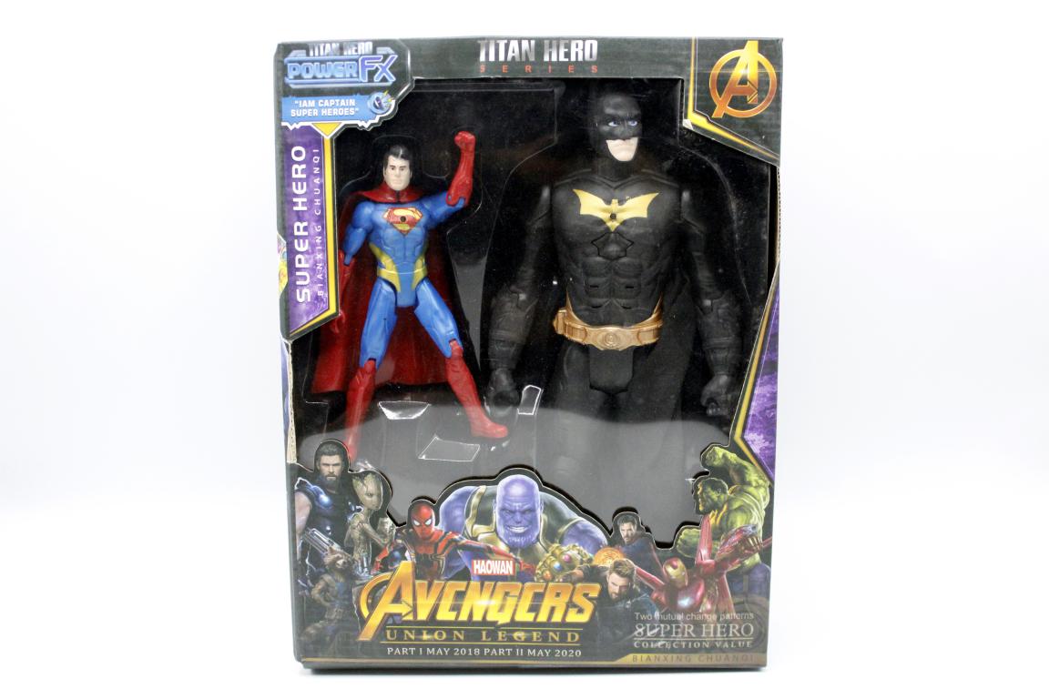 Batman And Superman Action Figure Toy (9962)