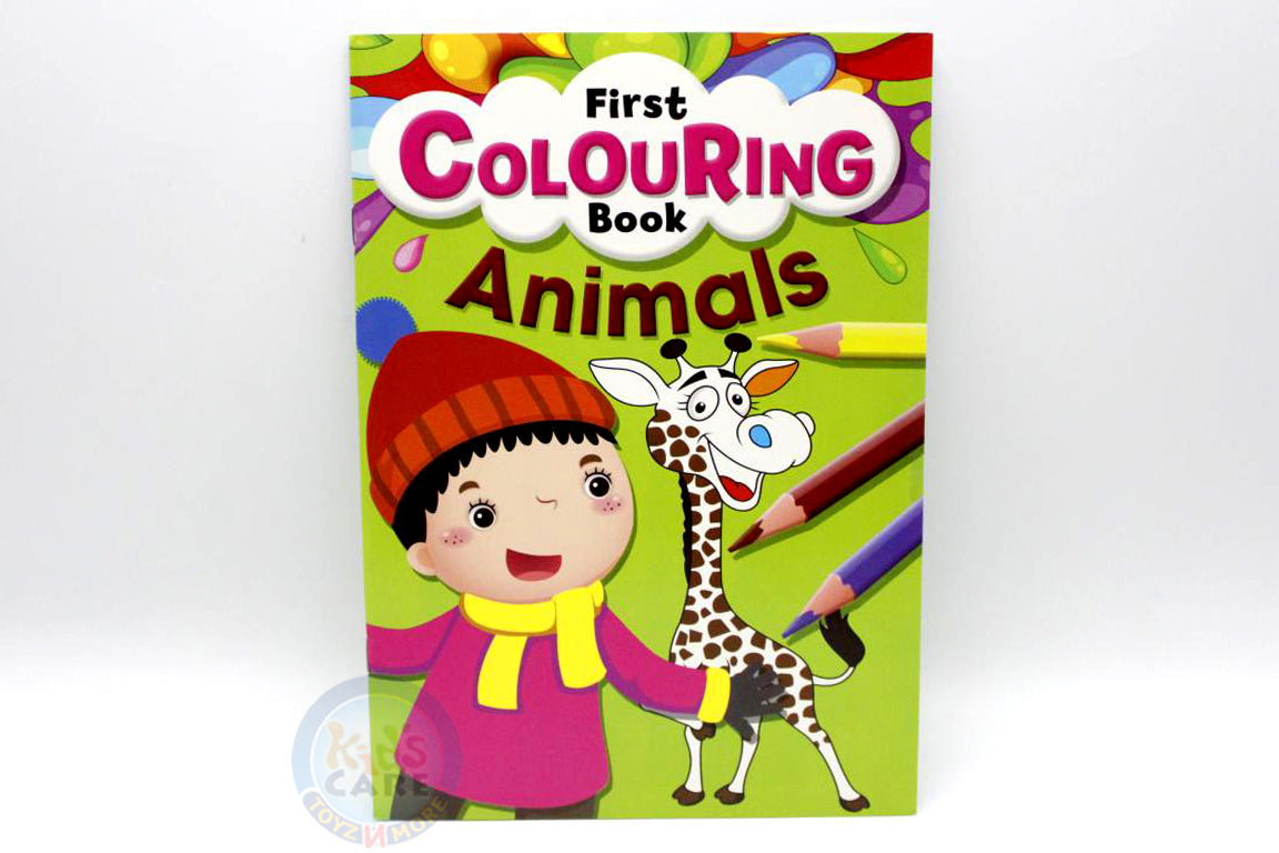 First Colouring Animals Book