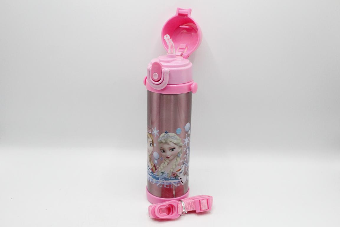 Frozen Pink Thermal Metallic Water Bottle (GX-500)