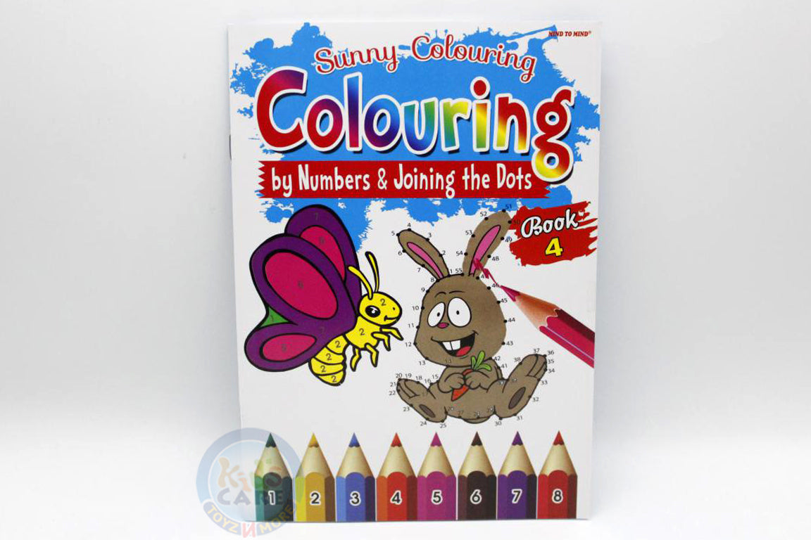 Colouring By Numbers & Joining The Dots Book Series (1-4)