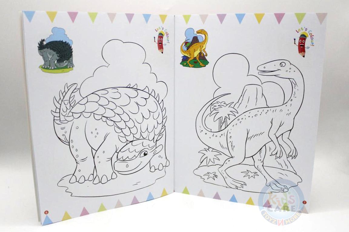 It's My First Dinosaurs Colouring Book