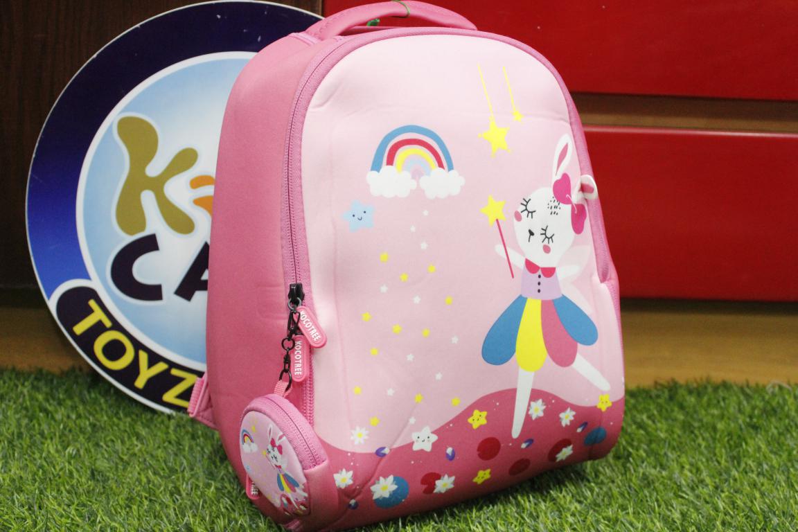 Kocotree Rainbow Cute Backpack /Diaper Bag / School Bag Pink Large (KQ21029)