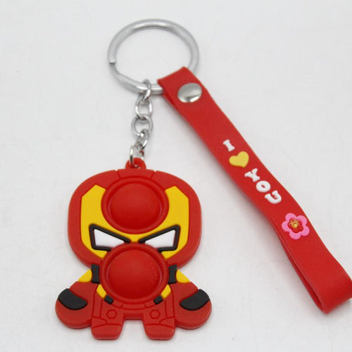 Load image into Gallery viewer, Iron Man Pop It Keychain And Bag Hanging With Bracelet (KC5021)
