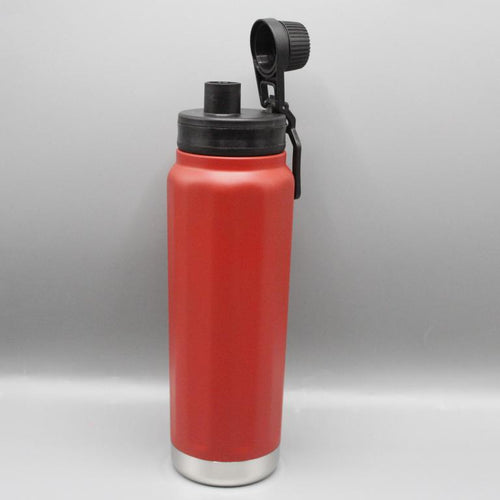 Load image into Gallery viewer, Metallic Thermal Water Bottle Matte Finish Red 800 ml (1213-24)
