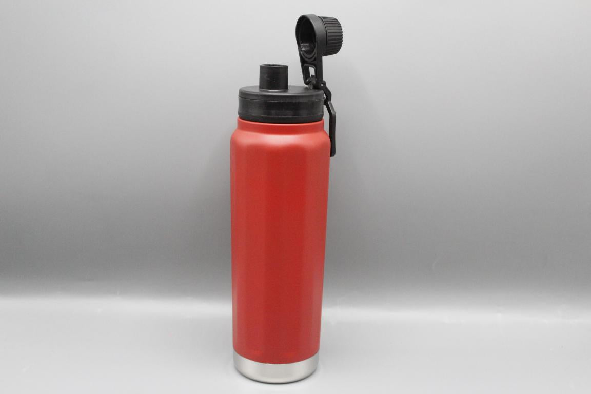 Metallic Thermal Water Bottle Matte Finish Red 800 ml (1213-24)