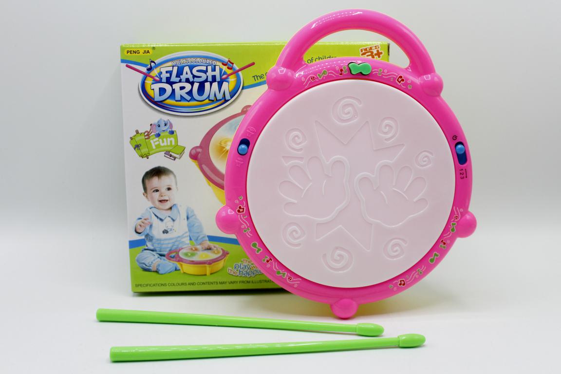 Flash Drum Battery Operated Toy (168-23)