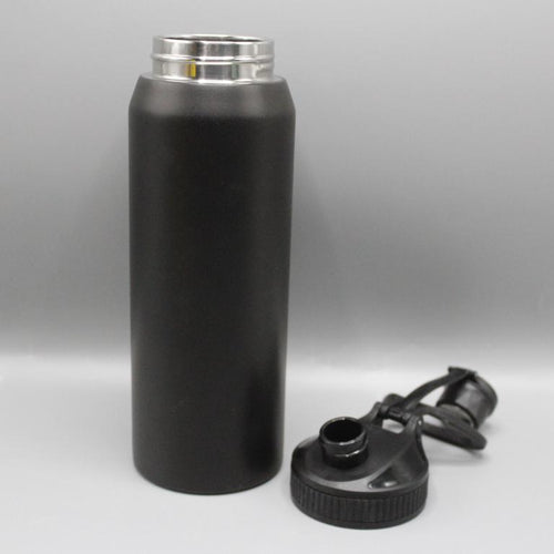 Load image into Gallery viewer, Metallic Thermal Water Bottle 900 ml Black (KC5442)
