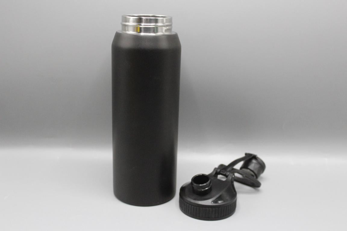 Metallic Thermal Water Bottle 900 ml Black (KC5442)